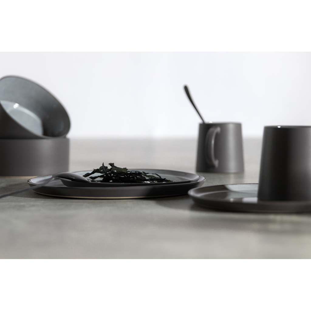 Dezertný tanier ZUZE sivý 21 cm