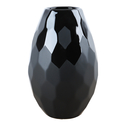 Keramická váza čierna 26 cm