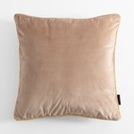 Velúrová obliečka na vankúš karamelová LILLE 60x60 cm