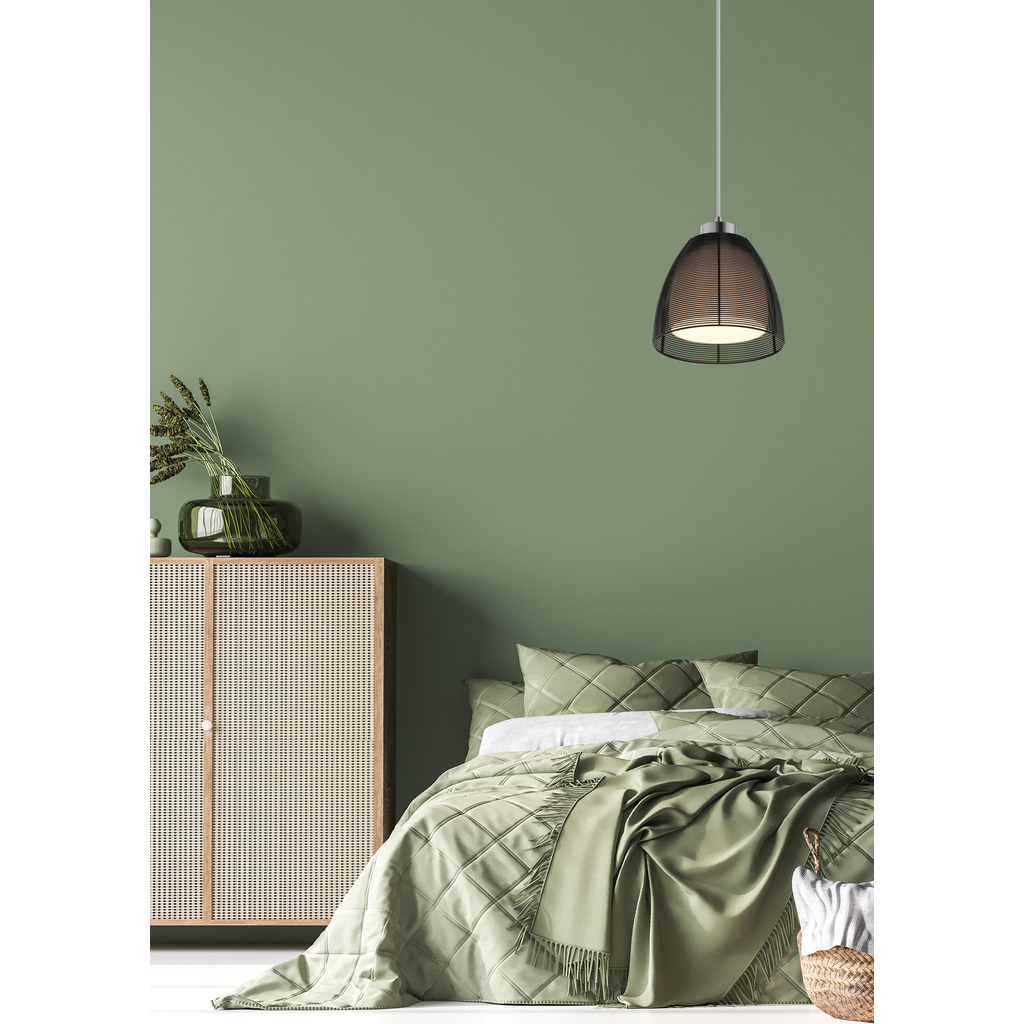 Moderné závesné svietidlo čierne PICO 19 cm