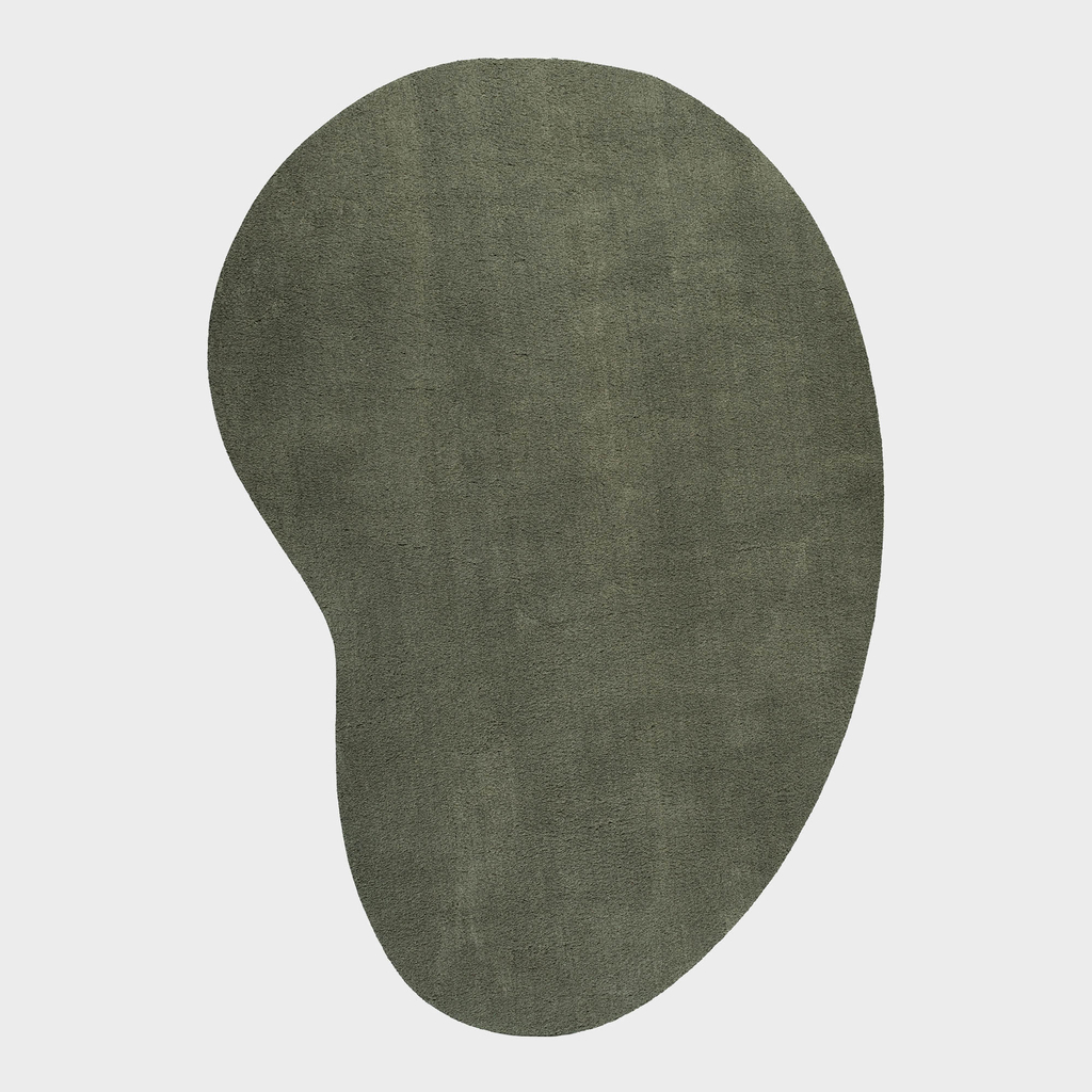 Tmavozelený koberec PULY BEANS 120x170 cm