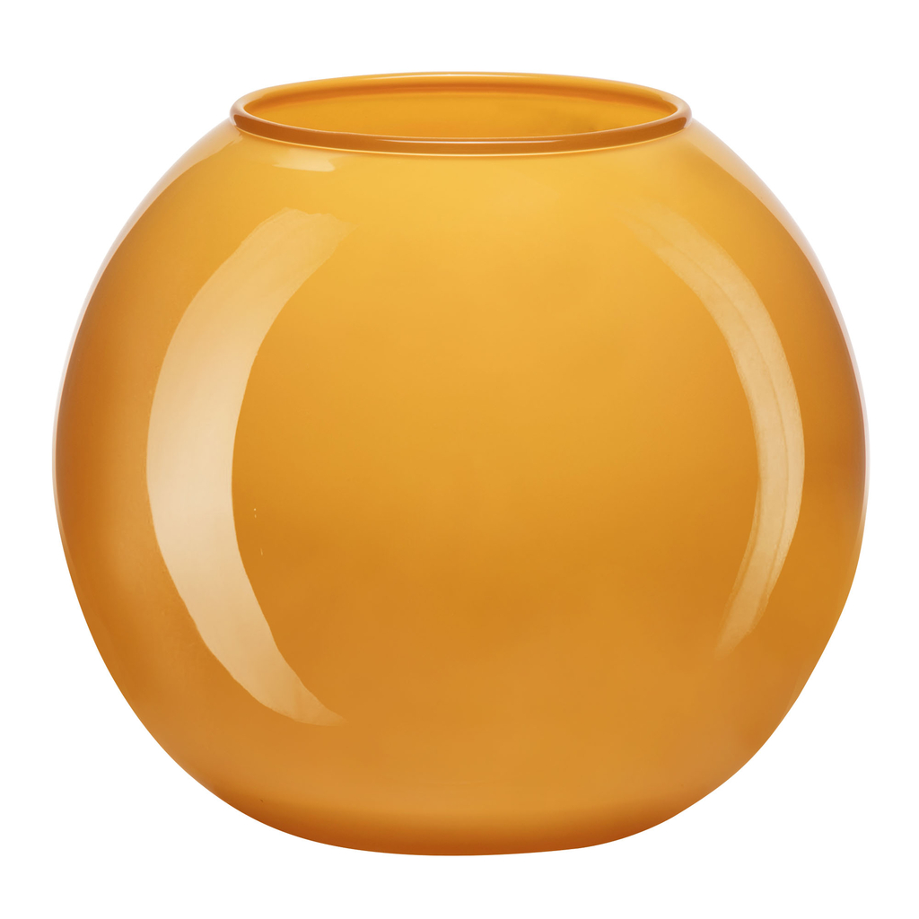 Žltá váza  GUĽA 17 cm