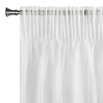 Záclona ESEL do obývacej izby na páske biela 135x270 cm