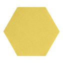 Čalúnený panel FIBI HEXAGON 20x20, žltý