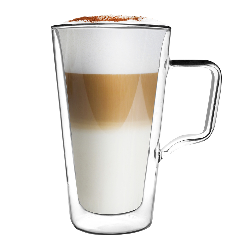 Termálne sklo na latte DIVA 350 ml, sada2 ks