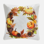 Dekoračná obliečka na vankúš PUMPKIN veniec 45x45 cm