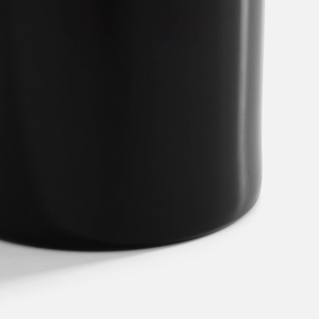 Sklenená váza čierna LUCA 29 cm