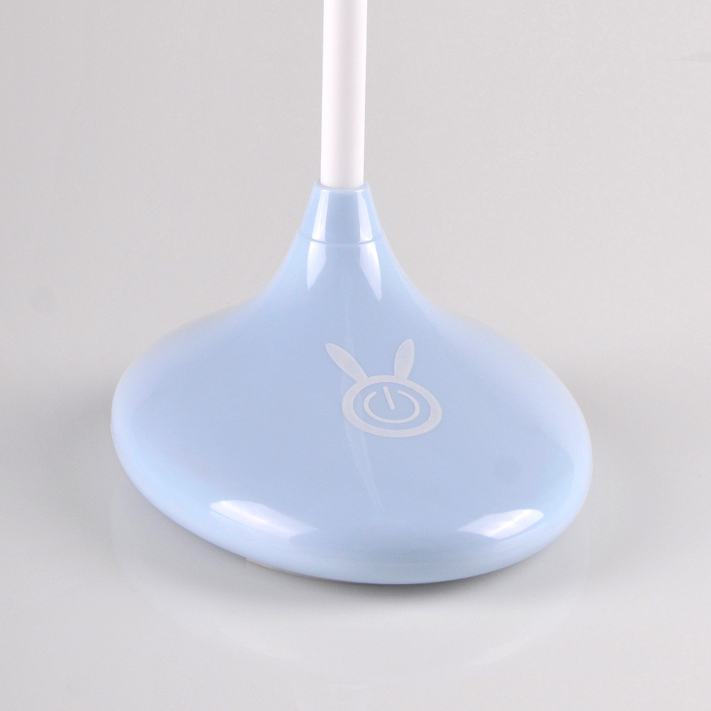 Stolná lampa detská modrá LED USB RABBIT