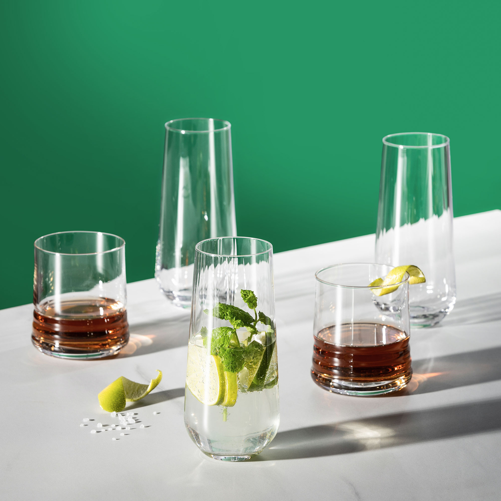 Súprava 4 pohárov na nápoje SHAKE N°5 GIN & TONIC 380 ml