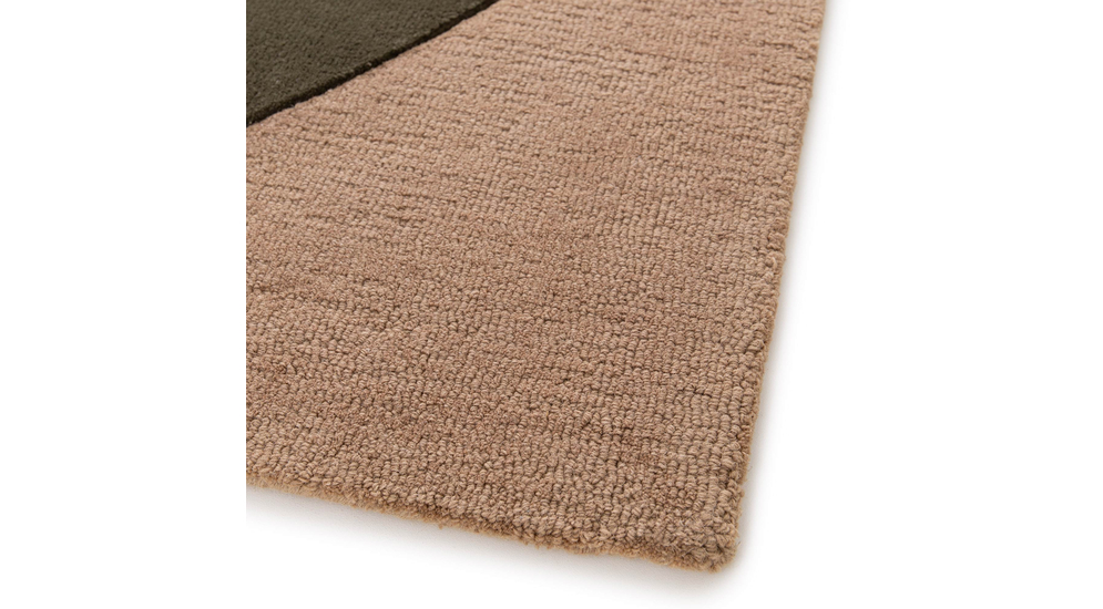 Vlnený koberec ELEMENTS do obývacej izby, krémovo-hnedý 160x230 cm