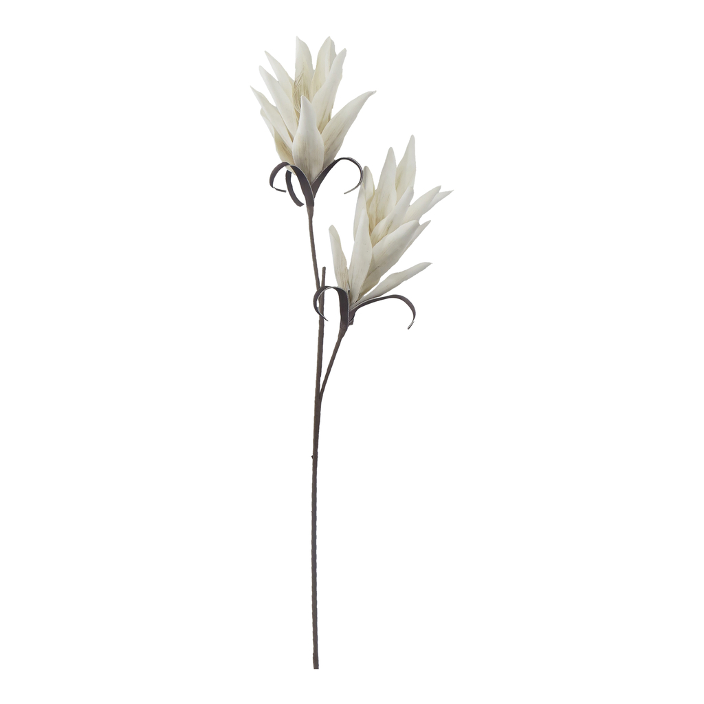 Sztuczny kwiat CREAM o długości 118 cm. 