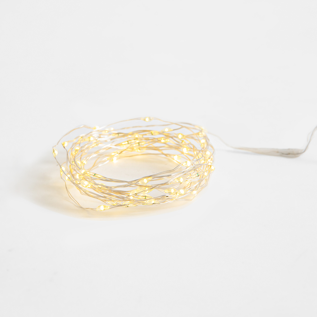 Dekoratívna svetelná girlanda LED 395 cm