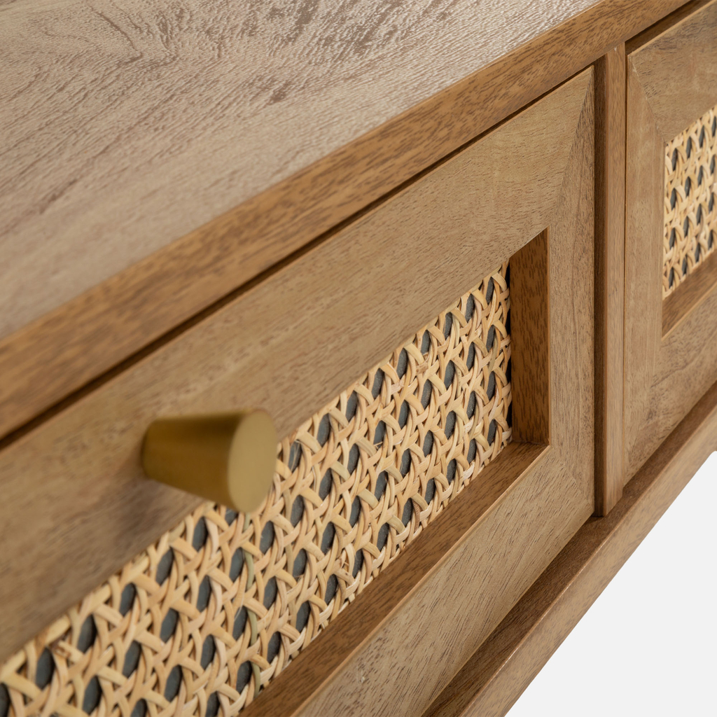 Konzola so zásuvkami boho FUZIONE