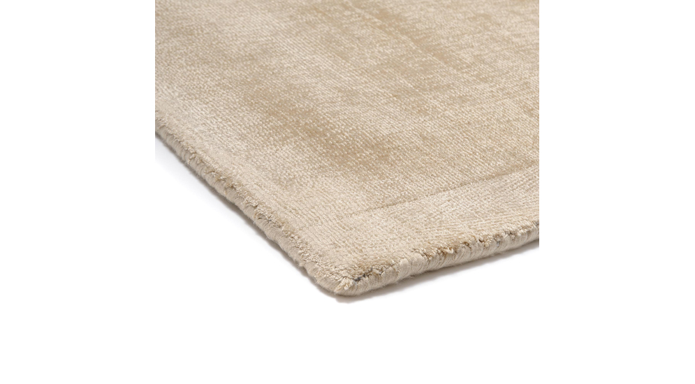Ručne tkaný viskózový béžový koberec PREMIUM 240x340 cm