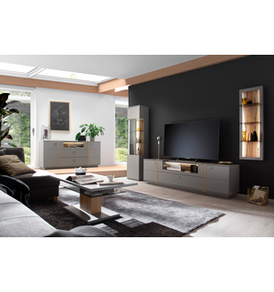 Široká TV skrinka do modernej obývačky SEVILLA