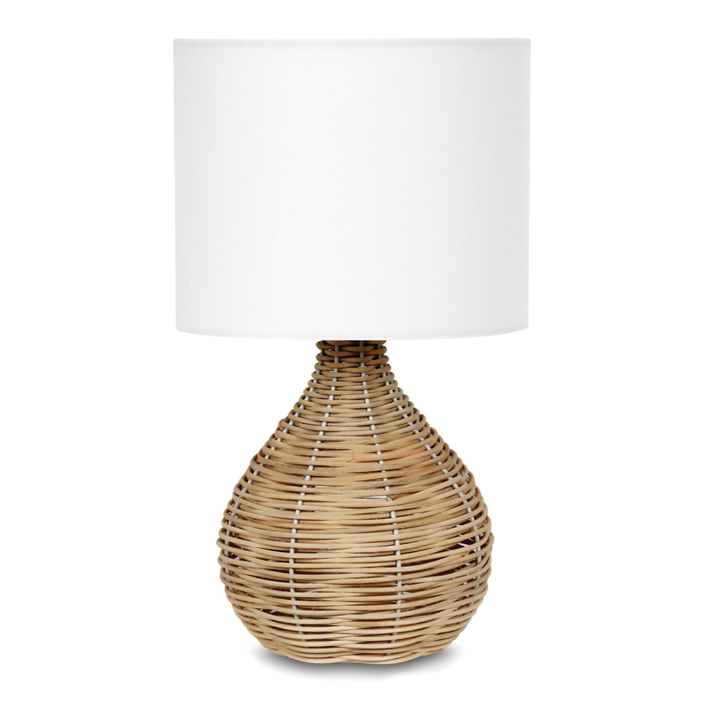 Ratanová stolná lampa BALI