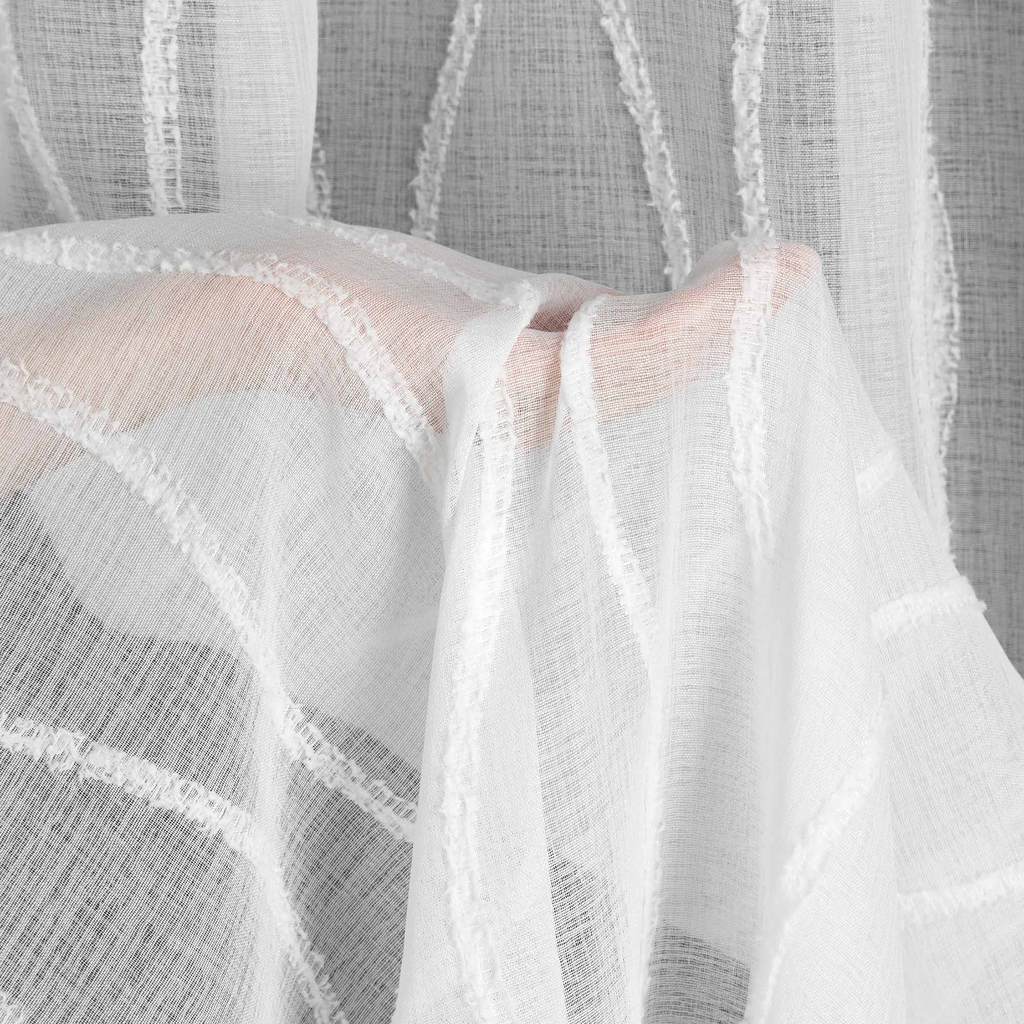 Záclona na bielych priechodkách FELICIA 140x250 cm