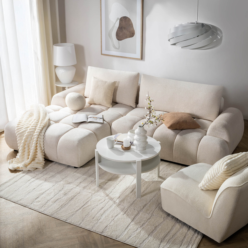 Závesná lampa VENTO biela