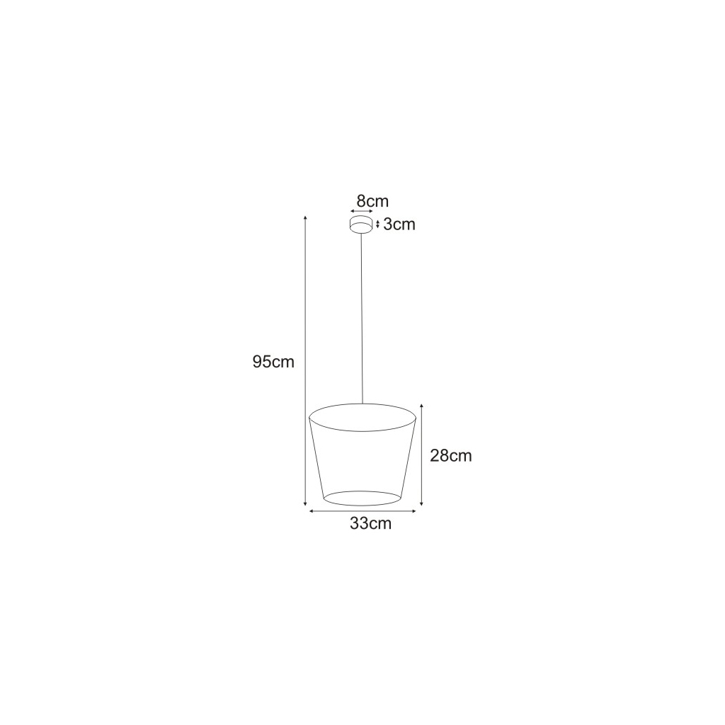 Závesné svietidlo SOUL BLACK čierne