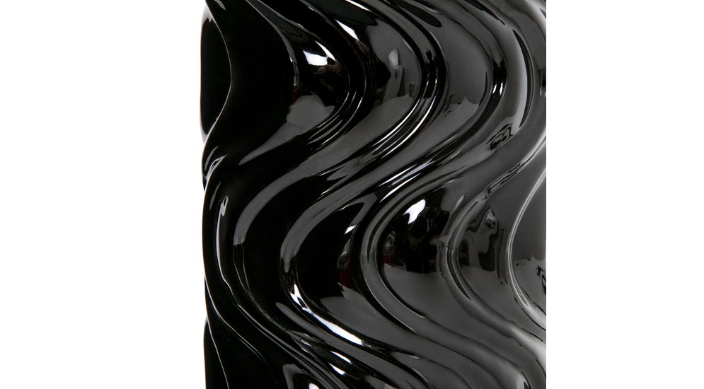 Keramická stolná lampa čierna 46,5 cm