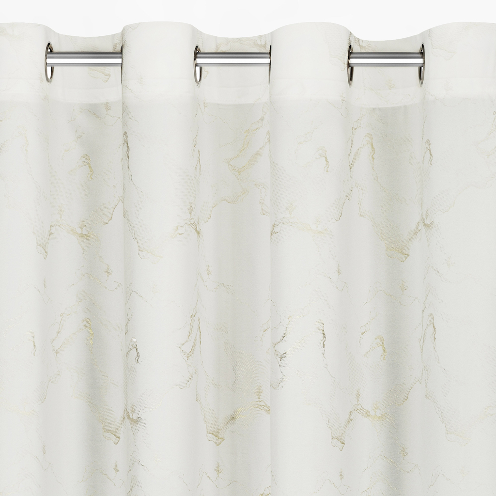 Záves na kolieskach ecru EMILI 140x250 cm