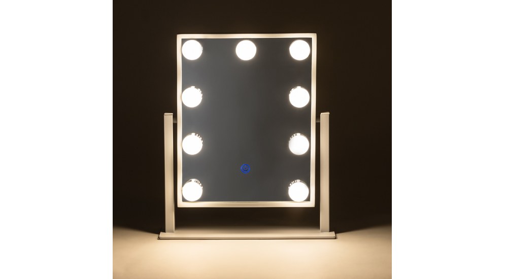 Zrkadlo s LED osvetlením biele
