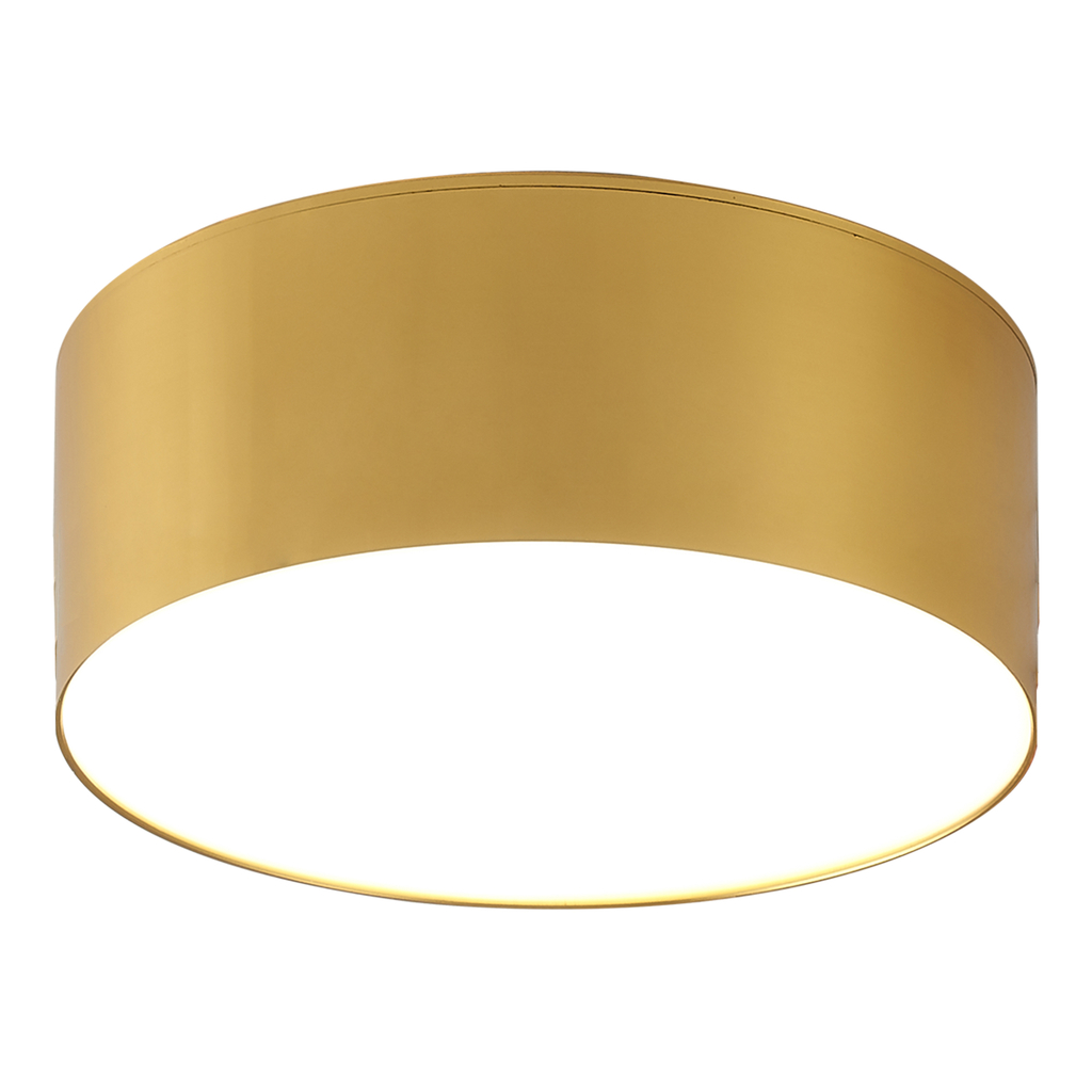 LED stropné svietidlo teplá farba 3000K zlatá SOLARI 12 cm