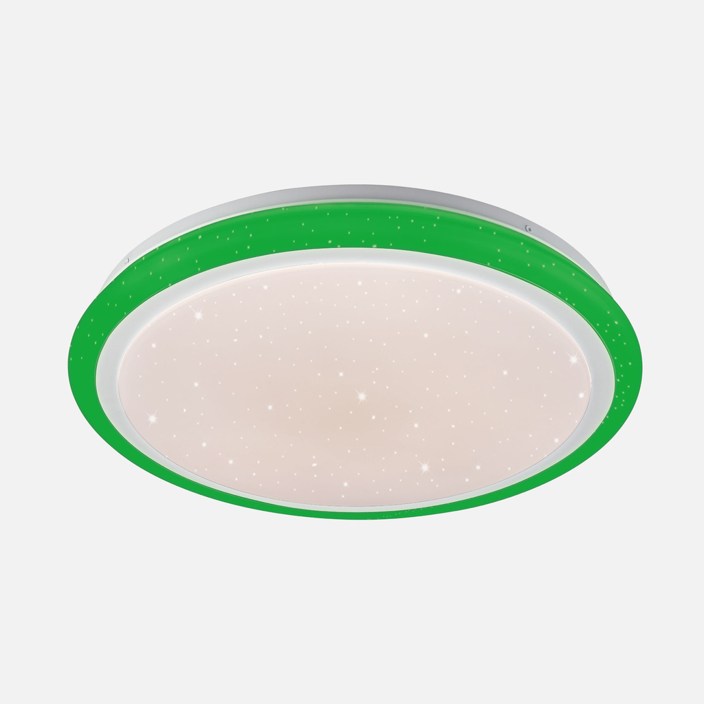 Stropné svietidlo LED RGB s diaľkovým ovládaním ARESO biely 41 cm