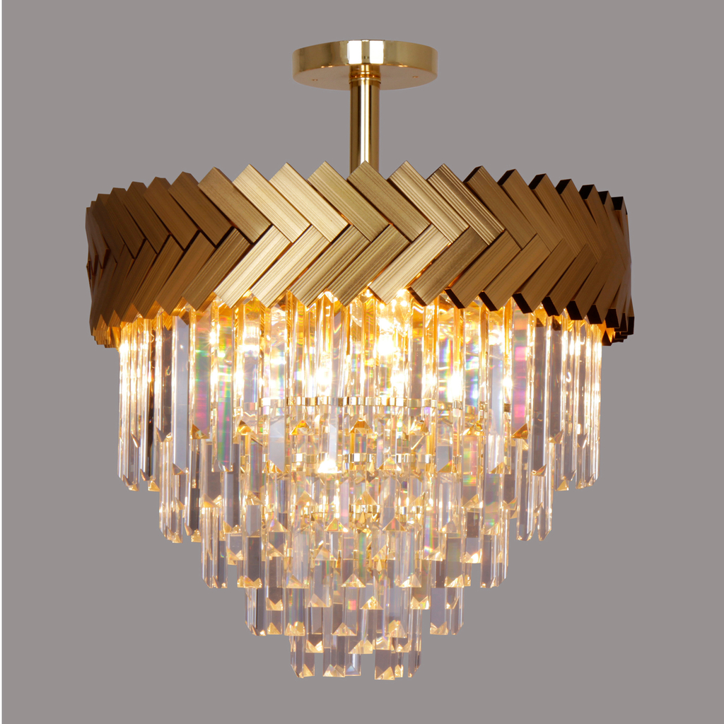 Stropné svietidlo LYON glamour zlaté