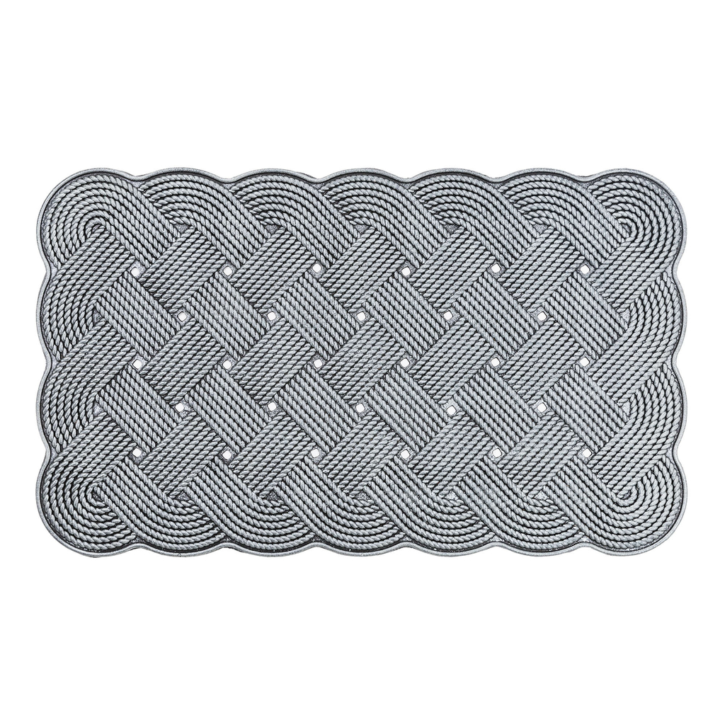 Gumená rohožka s prepletaným vzorom 45x75 cm