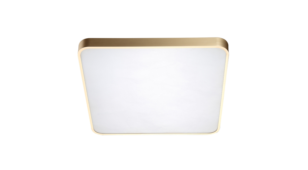 Stropná lampa LED štvorcová zlatá SIERRA 50 cm