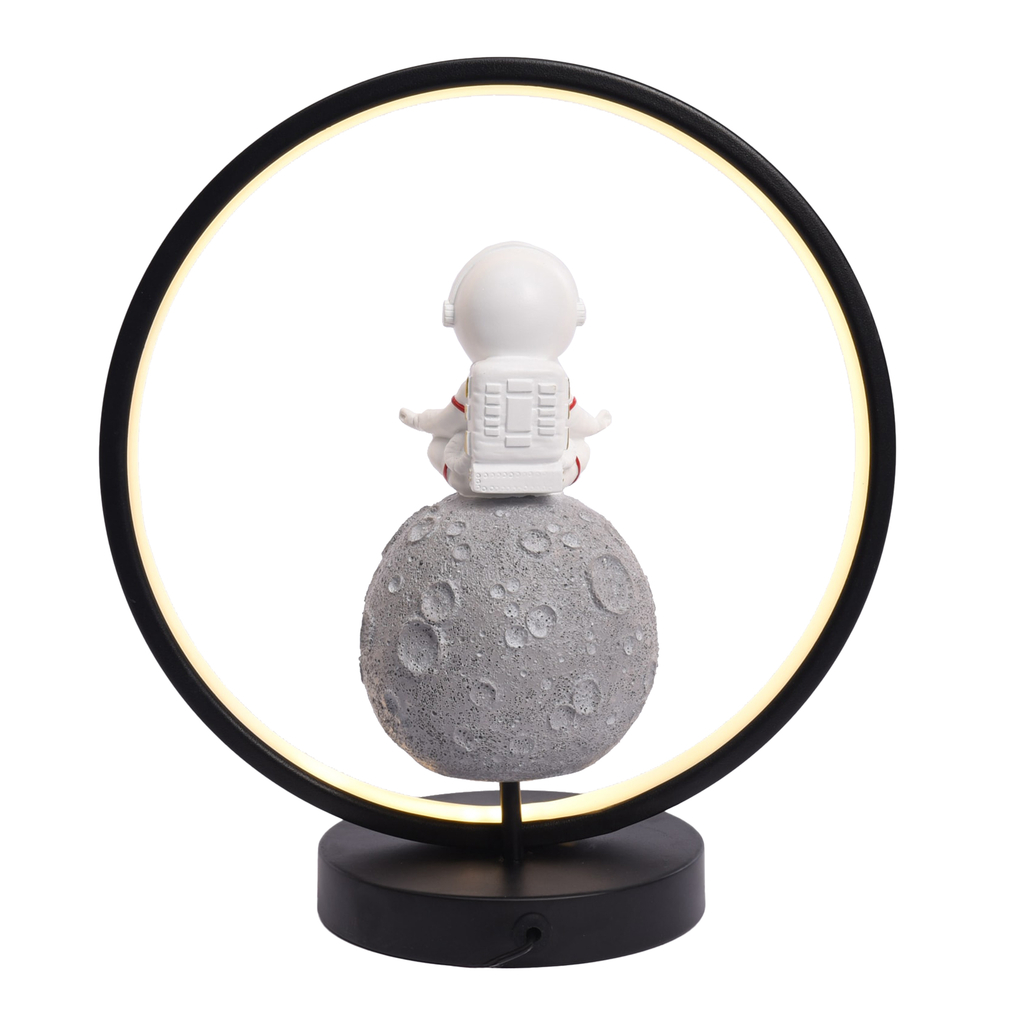 Dekoratívna stolná LED lampa MEDITUJÚCI ASTRONAUT