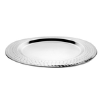 Okrúhly nerezový tanier SILVER 32 cm