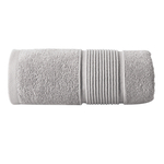 Sivý bavlnený uterák NAOMI 50x90 cm