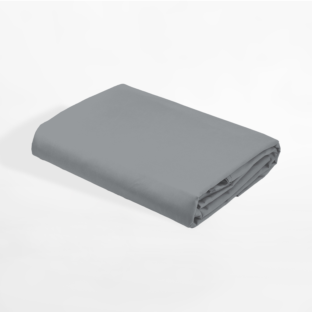 Saténové prestieradlo s gumičkou sivé PURE 160x200 cm