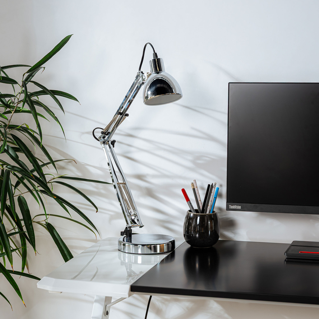 Stolné svietidlo 1112 chróm