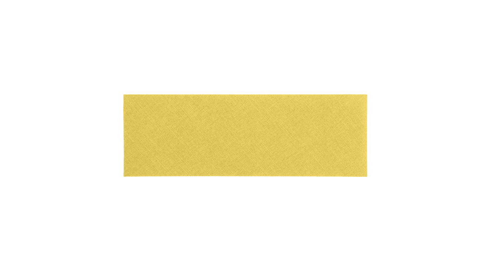 Čalúnený panel FIBI OBDĹŽNIK 90x30, žltý