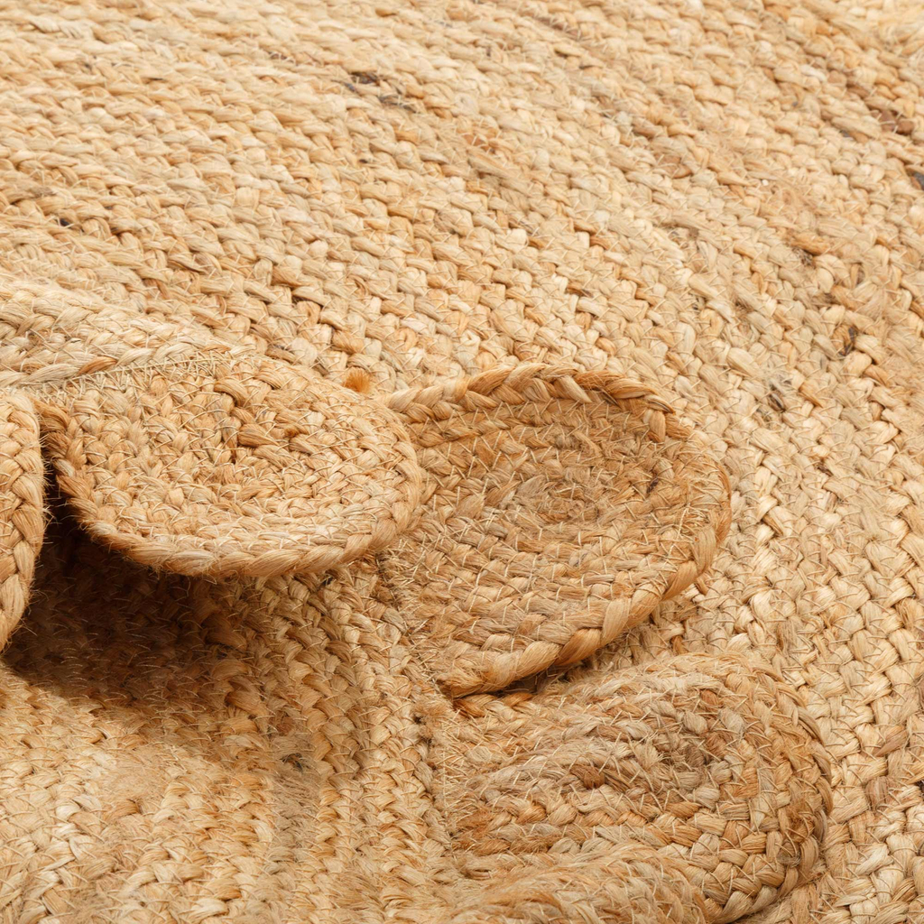 Okrúhly jutový koberec BRUGA 100 cm