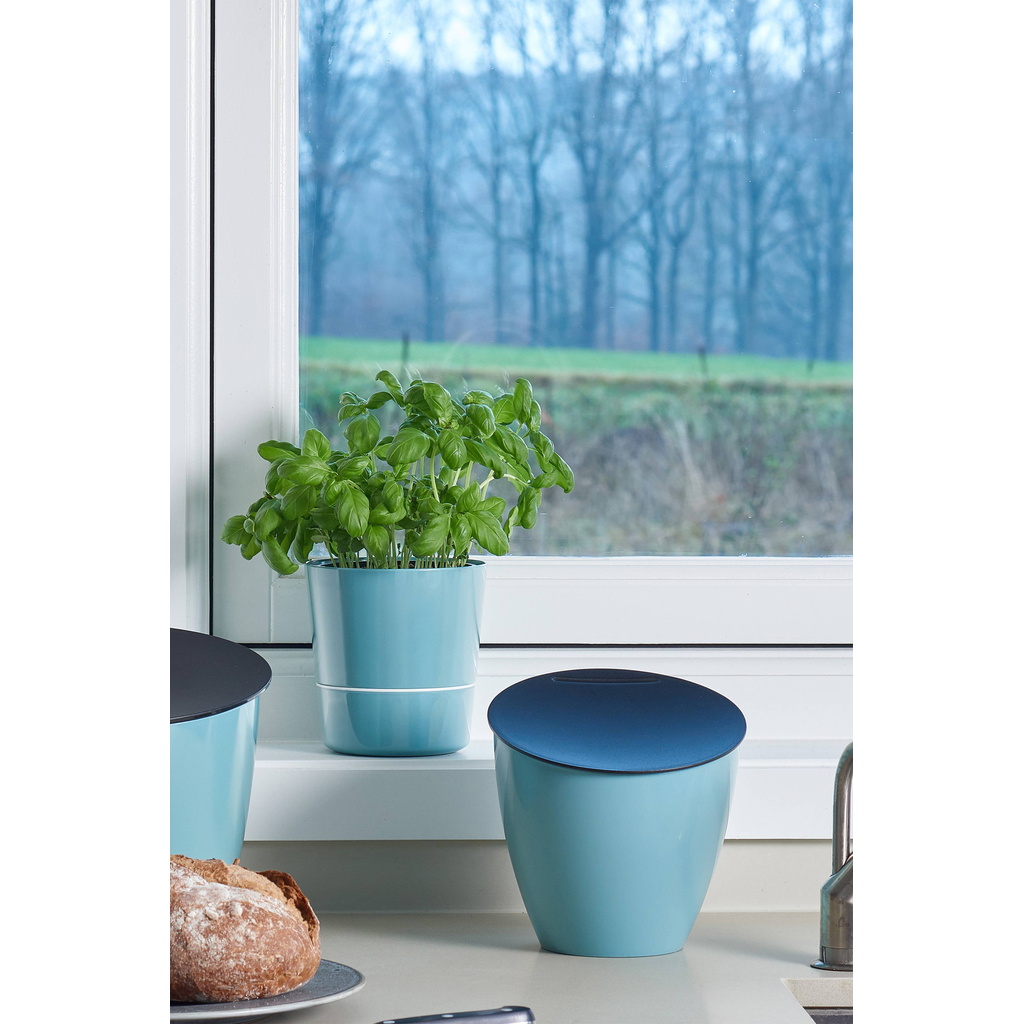 Zelený odpadkový kôš CALYPSO 2,2 l