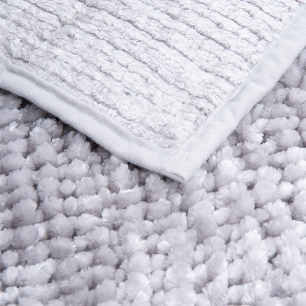 Kúpeľňový koberček CHENILLE, svetlosivý 40x60 cm