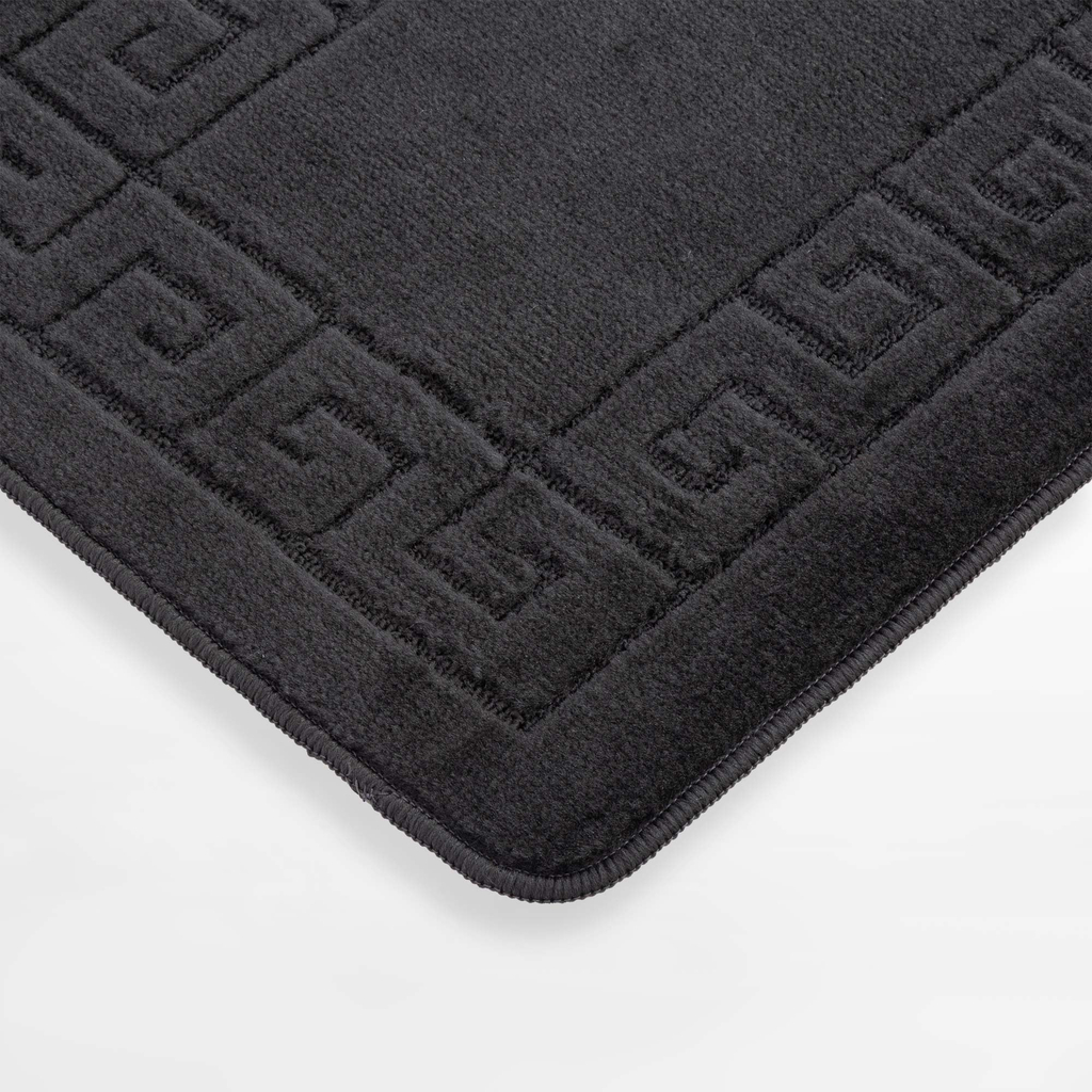 2 kúpeľňové predložky MELO - súprava, tmavosivá