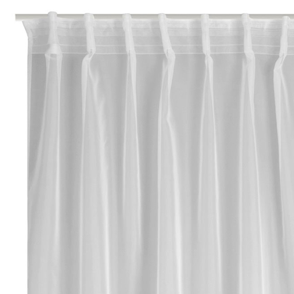 Záclona do obývačky biela SIMONE 140x300 cm