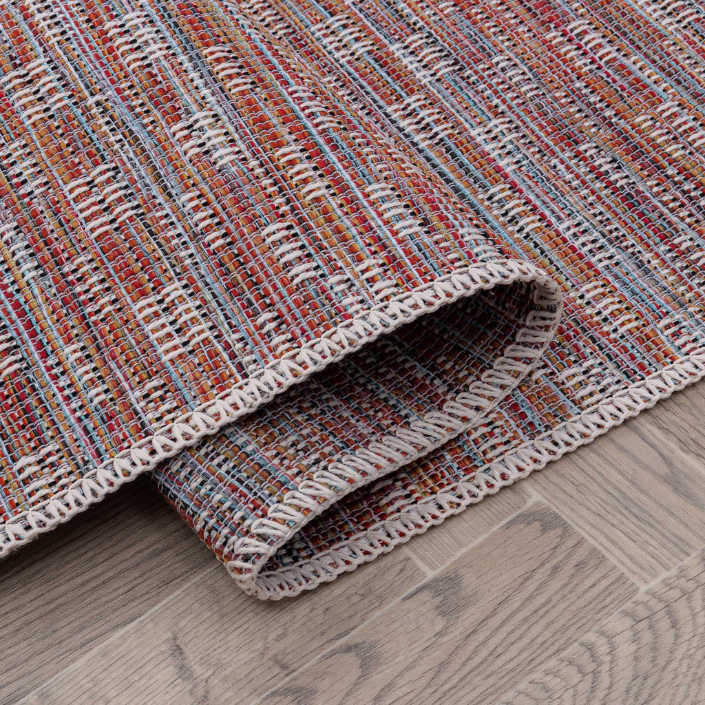 Červený vonkajší koberec FUERTA na terasu 67 x 130 cm