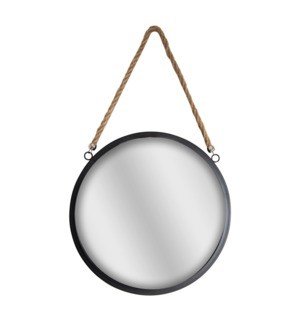 Okrúhle kovové zrkadlo 29,3 cm