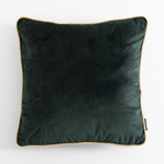Velúrová obliečka na vankúš tmavozelená LILLE 60x60 cm