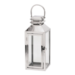 Lampión / strieborný lampáš 35 cm