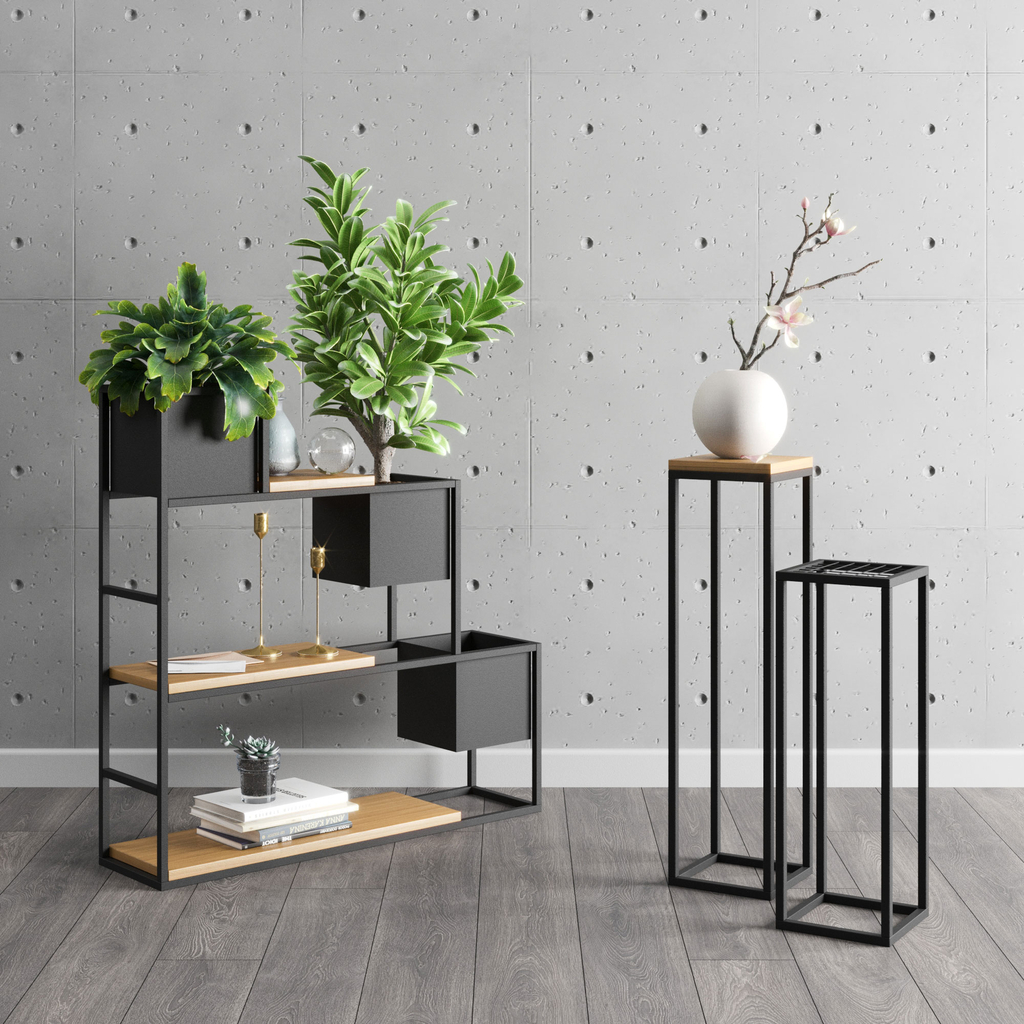 Priemyselný stojan na kvetináč RENES 60 cm