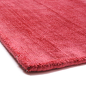 Ručne tkaný červený viskózový koberec PREMIUM 280x380 cm