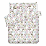 Súprava bavlnených obliečok s trojuholníkmi TULA MAIKO 160x200 cm