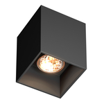 Bodové svietidlo na povrchovú montáž čierne SQUARE, 1xGU10